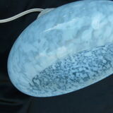 Clichy glass applied with 50s porcelain support