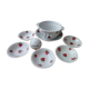 Porcelain strawberry service Philippe Deshoulières