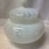 White opaline candy box