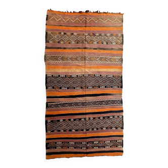Berber Kilim Beni M'guild rug - 315 x 167 cm.