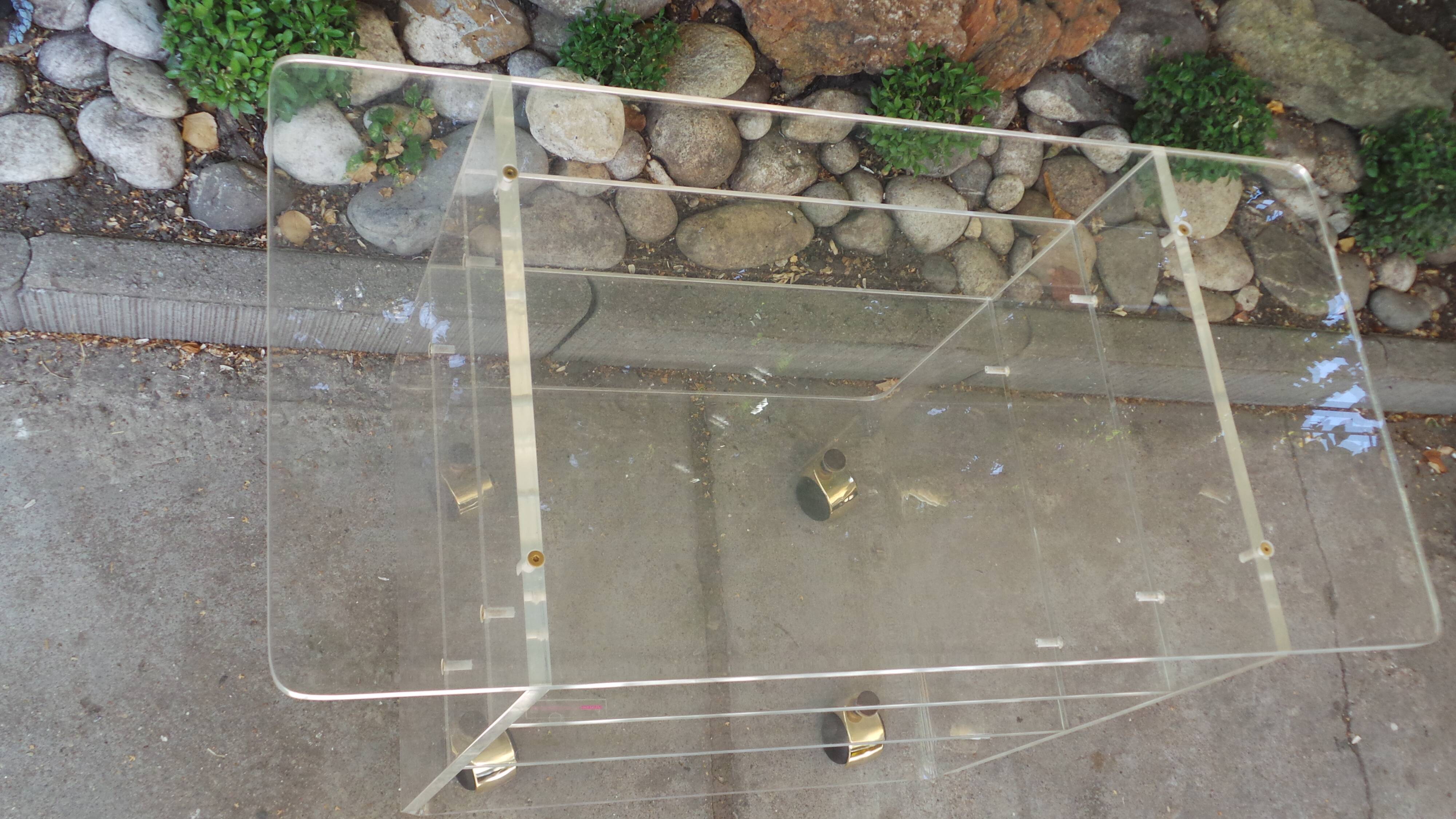 70's Plexiglas wheelchair