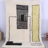 Handmade wool Berber rug 250x150 cm
