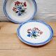 Set 3 assiettes plates Sarreguemines
