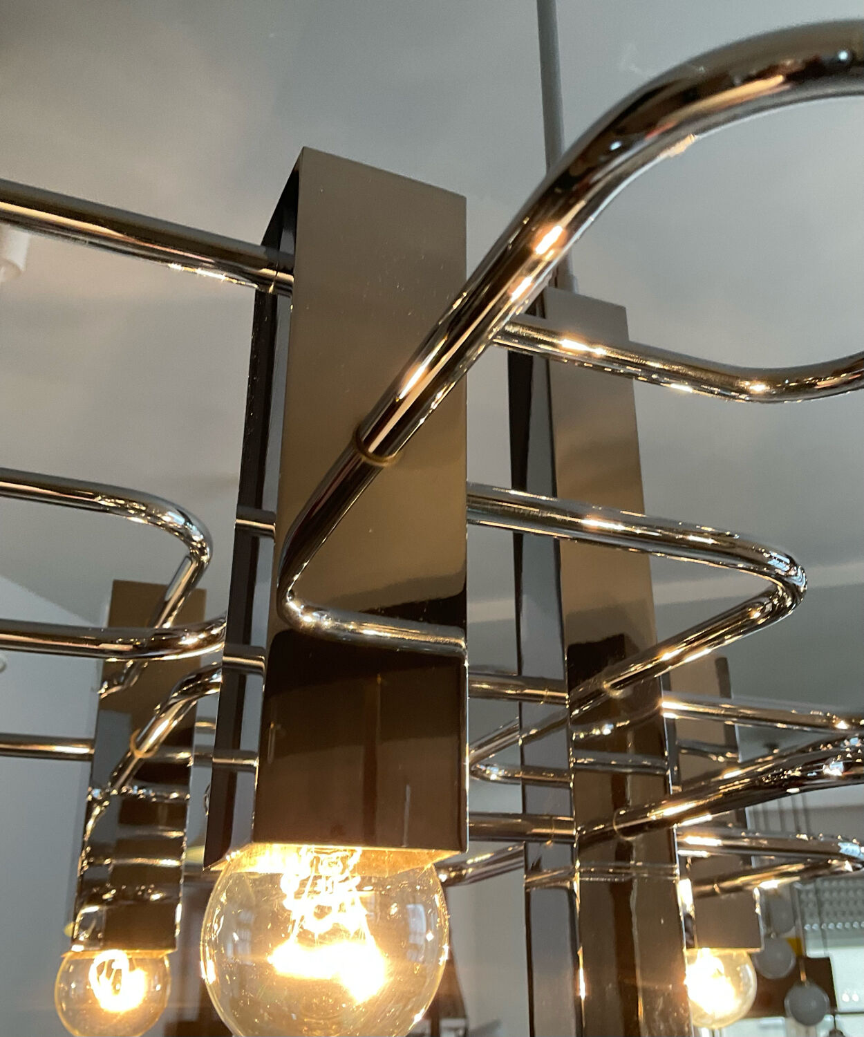 Sciolari chandelier distributed by Boulanger from the 70s