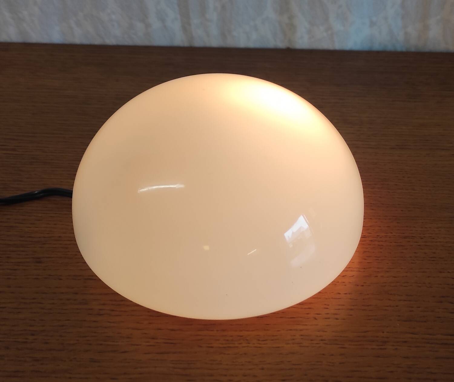 Opaline globe wall light 15 cm - 50s/60s