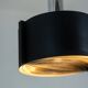 Black lacquered and chrome metal suspension. 1960s.