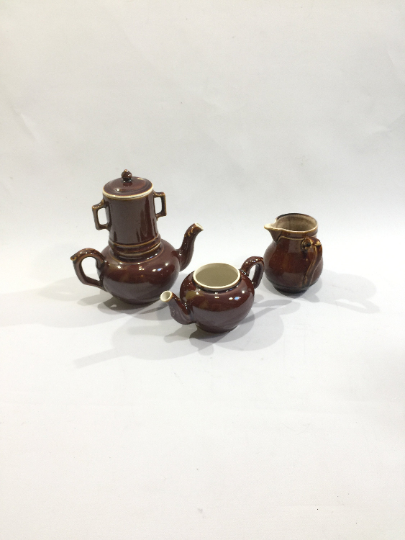 Coffee maker, teapot, milk pot