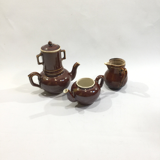 Coffee maker, teapot, milk pot