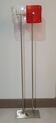 Lampadaire plexi orange
