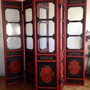 Pair of 3-panel screens