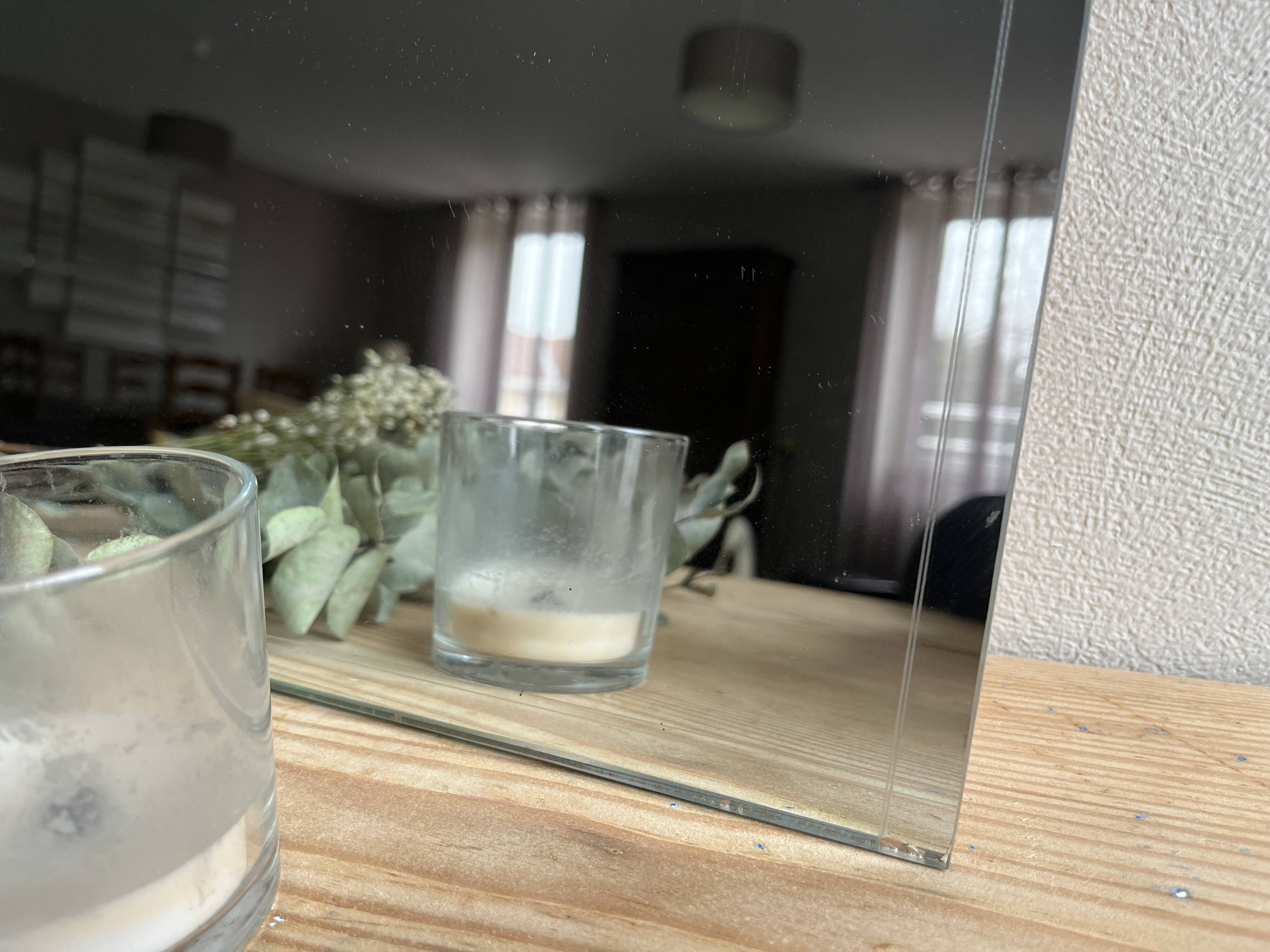 Old vintage beveled/chiseled mirror