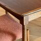 Vintage Scandinavian oak table "Mette"