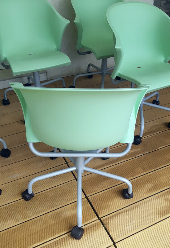 Series of 8 designer armchairs “Bla bla bla” Marco Maran