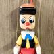 Marionnette Pinocchio en bois peint