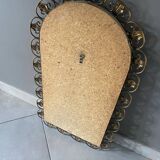 Vintage wrought iron mirror