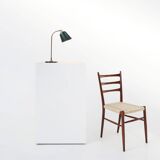 Lampe de bureau industrielle vintage en métal, France vers 1920