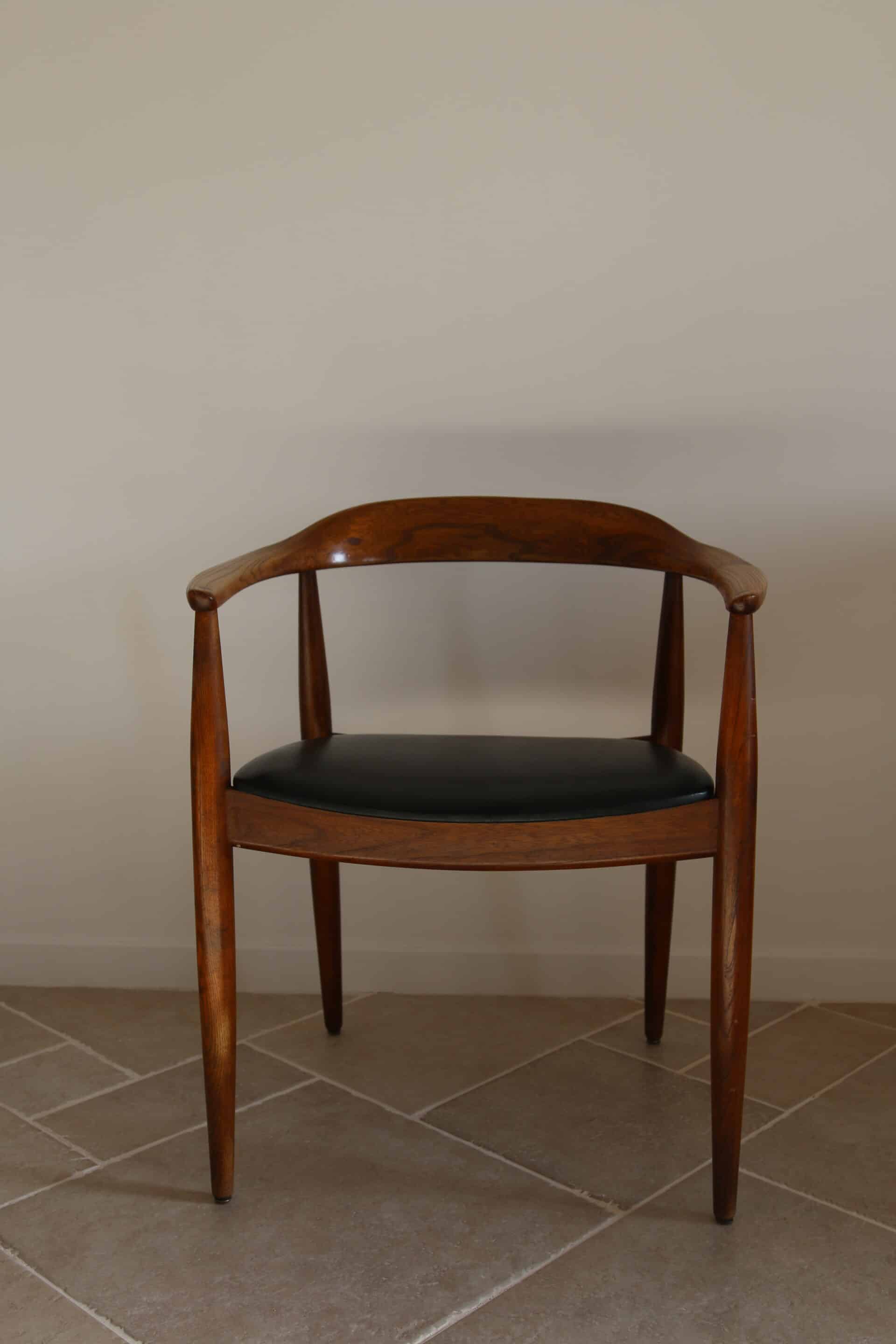 Vintage Danish armchair Neils Eilersen, "Kennedy" style, 1960s.