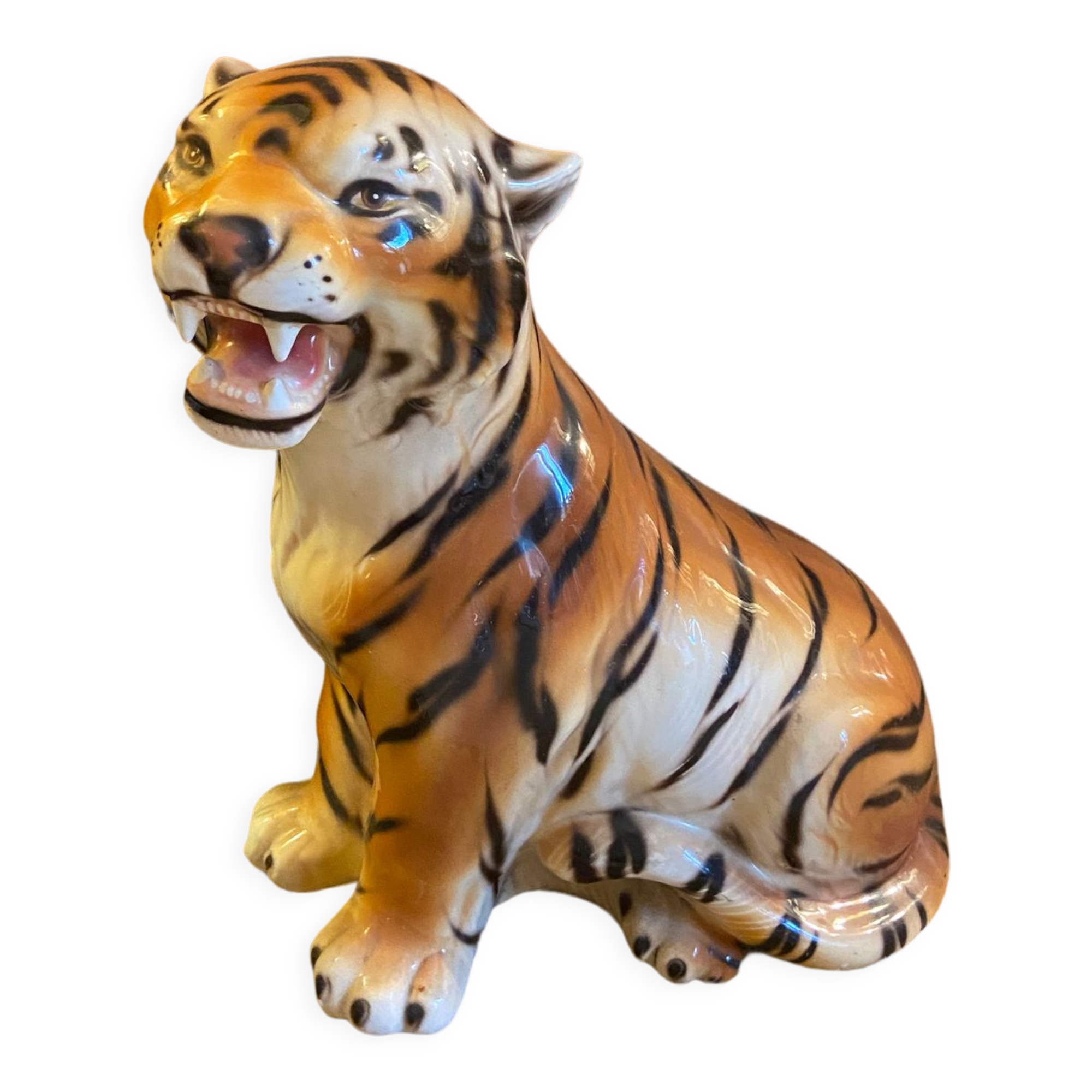 Ceramic tiger 70s