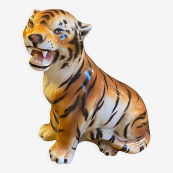 Ceramic tiger 70s