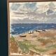 Large Original Swedish Oil on Canvas – “Strand, Öland” by Ingvar Hällgren
