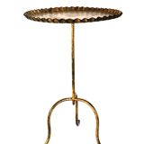 Golden metal Martini table 1950