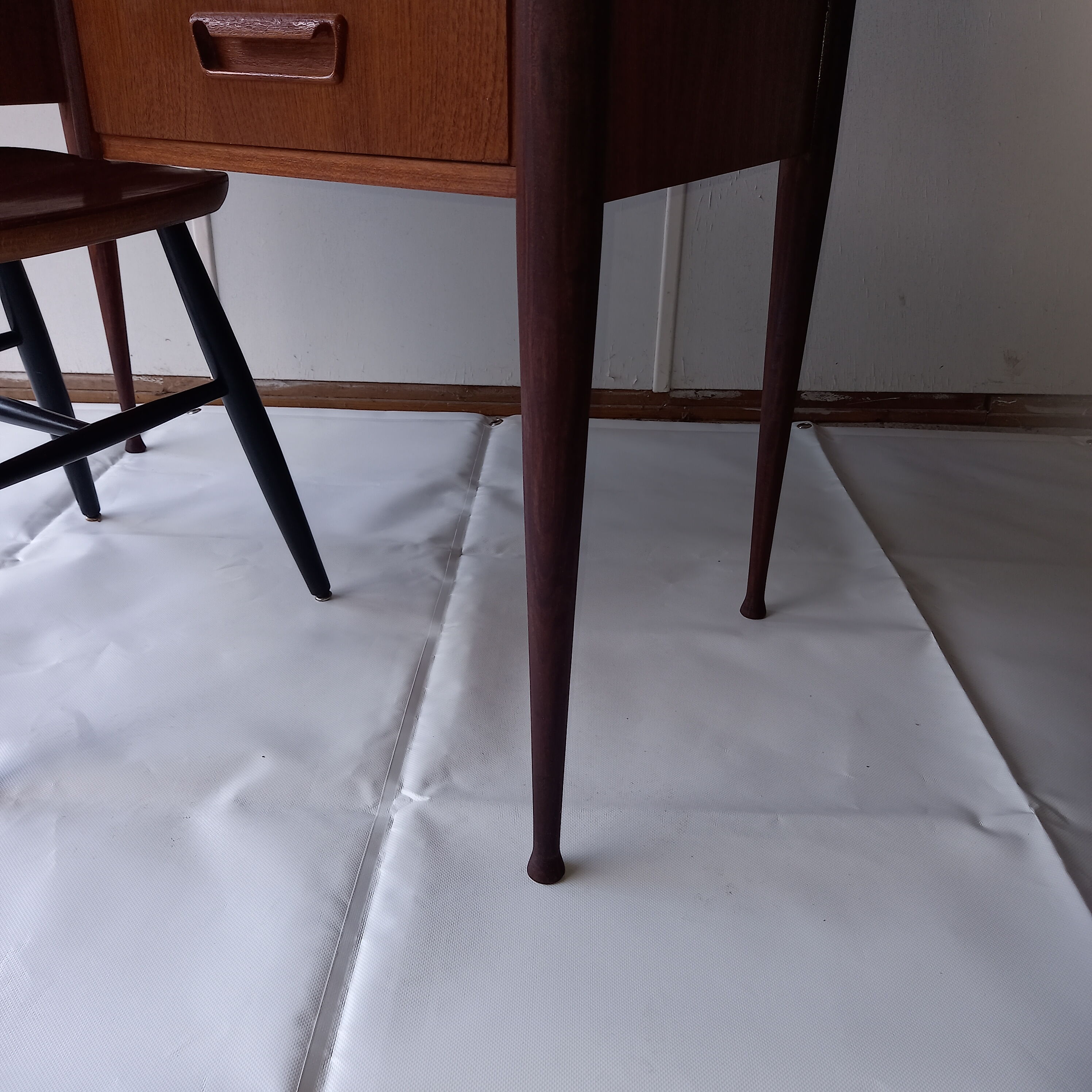 Scandinavian teak office 60s