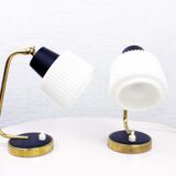 Pair of vintage table or bedside lamp