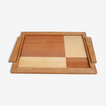 Scandinavian style oak tray