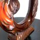 Signed ceramic Vallauris bougeoir
