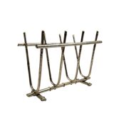 Hollywood regency magazine rack  GM Montagnani, Italy 1970s   bamboo shaped