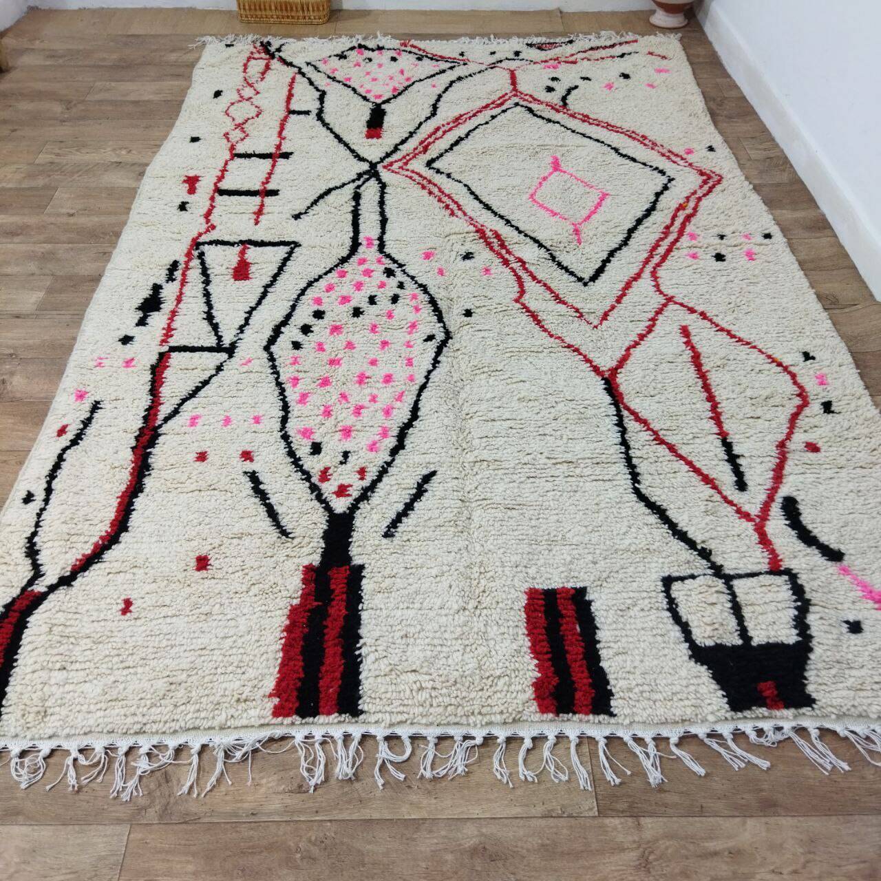 Handmade Moroccan Berber rug 310 X 194 CM