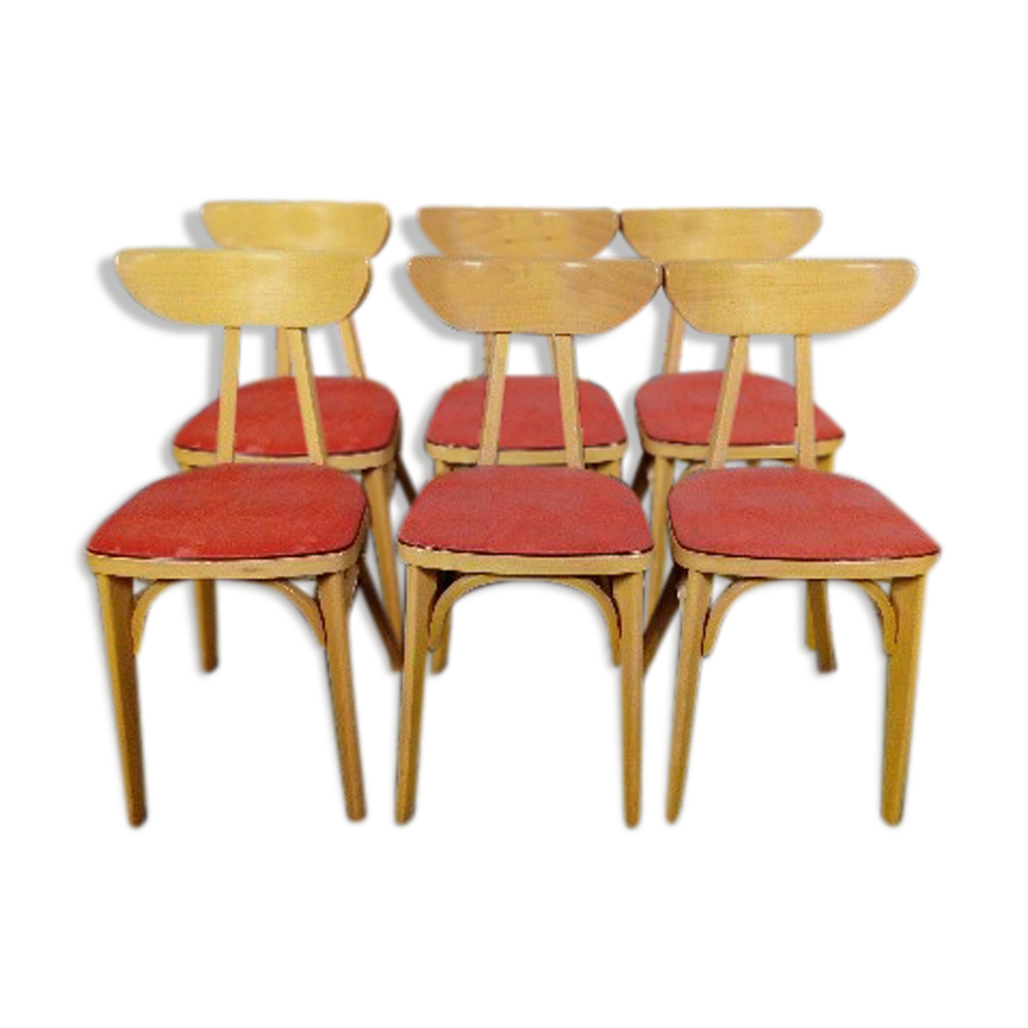 Suite of 6 chairs Luterma "Banana"