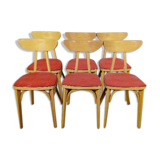 Suite of 6 chairs Luterma "Banana"
