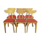 Suite de 6 chaises Luterma « Banane »