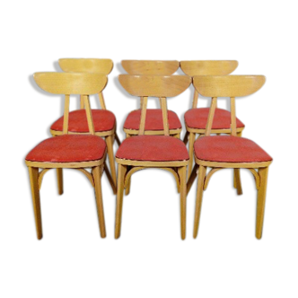Suite of 6 chairs Luterma "Banana"