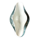 Blue and white iron earth gravy boat
