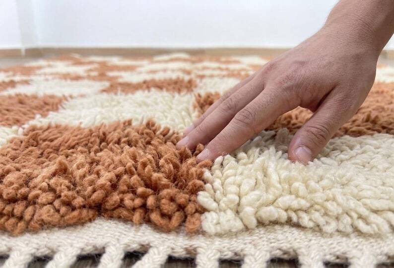 Tapis bérbere marocain décoré 200cmx300cm