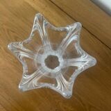 Crystal vase signed Daum France