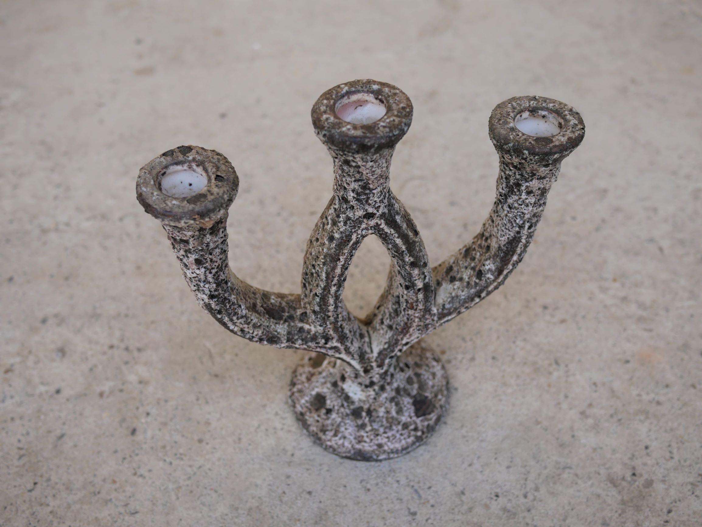 Vintage ceramic candlestick