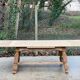 Art Deco extendable monastery table renovated in raw oak 265cm