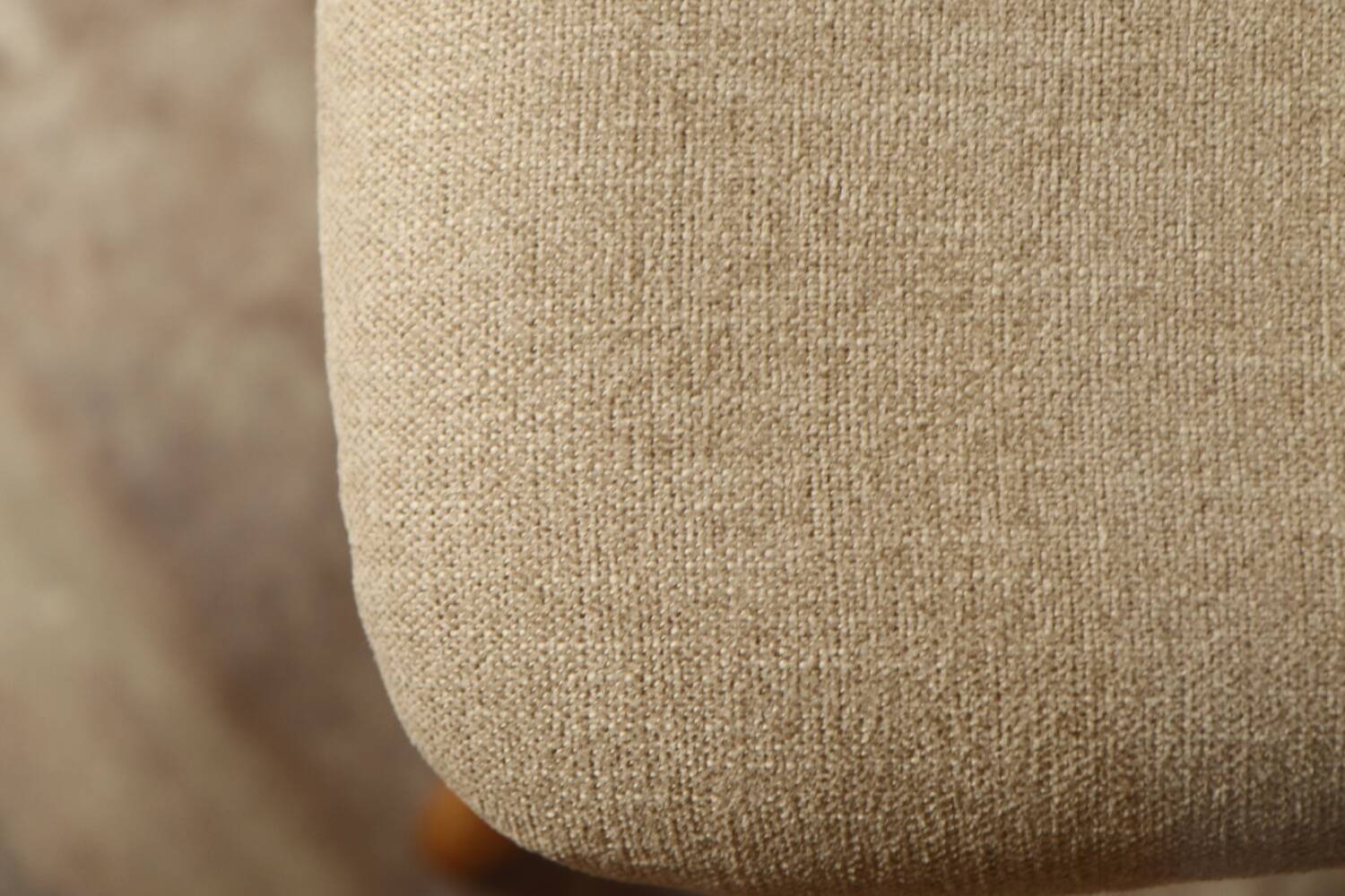Modern chair Scandinavian design light wood natural Lin fabric mid century modern design