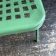 Chaise de jardin en tôle perforée 1950