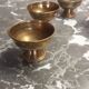 Small brass glasses - vintage