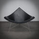 Fauteuil  en cuir Coconut par George Nelson pour Vitra, 1955