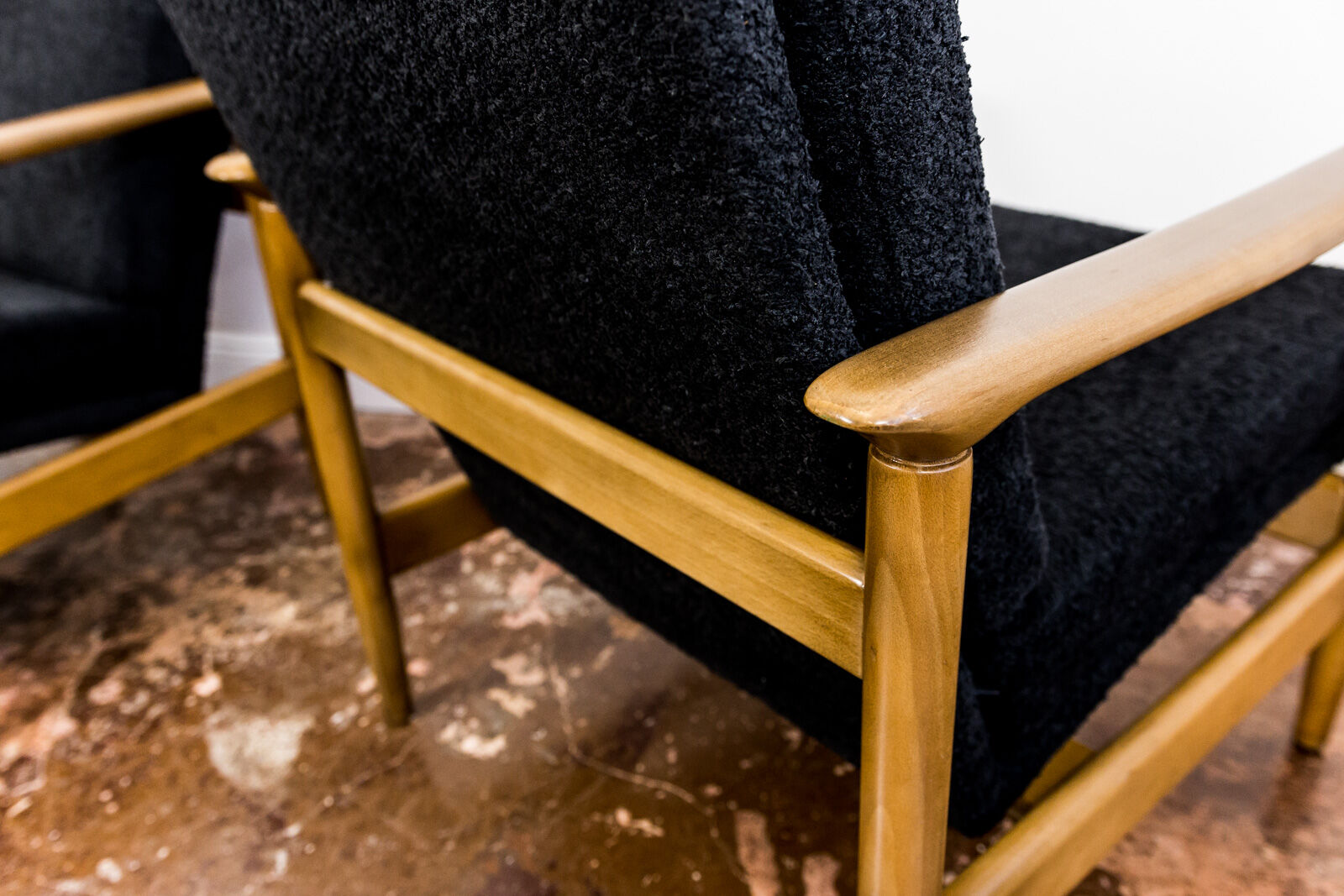 Pair of GFM 142 Armchairs by Edmund Homa, 1960s