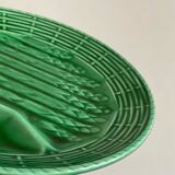 2 Sarreguemines asparagus plates