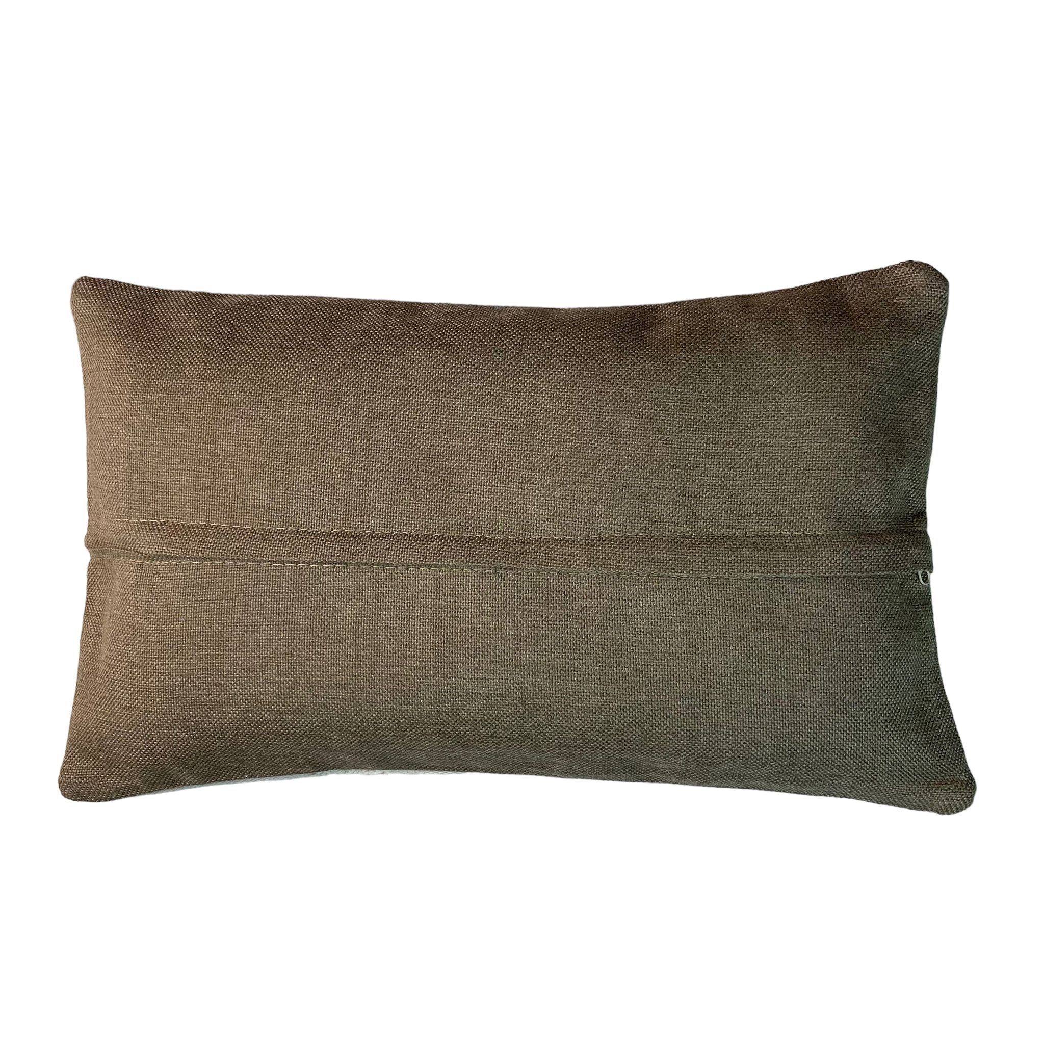 Vintage turkish handmade kilim cushion cover , 30 x 50 cm