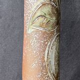 Large glazed stoneware bottle