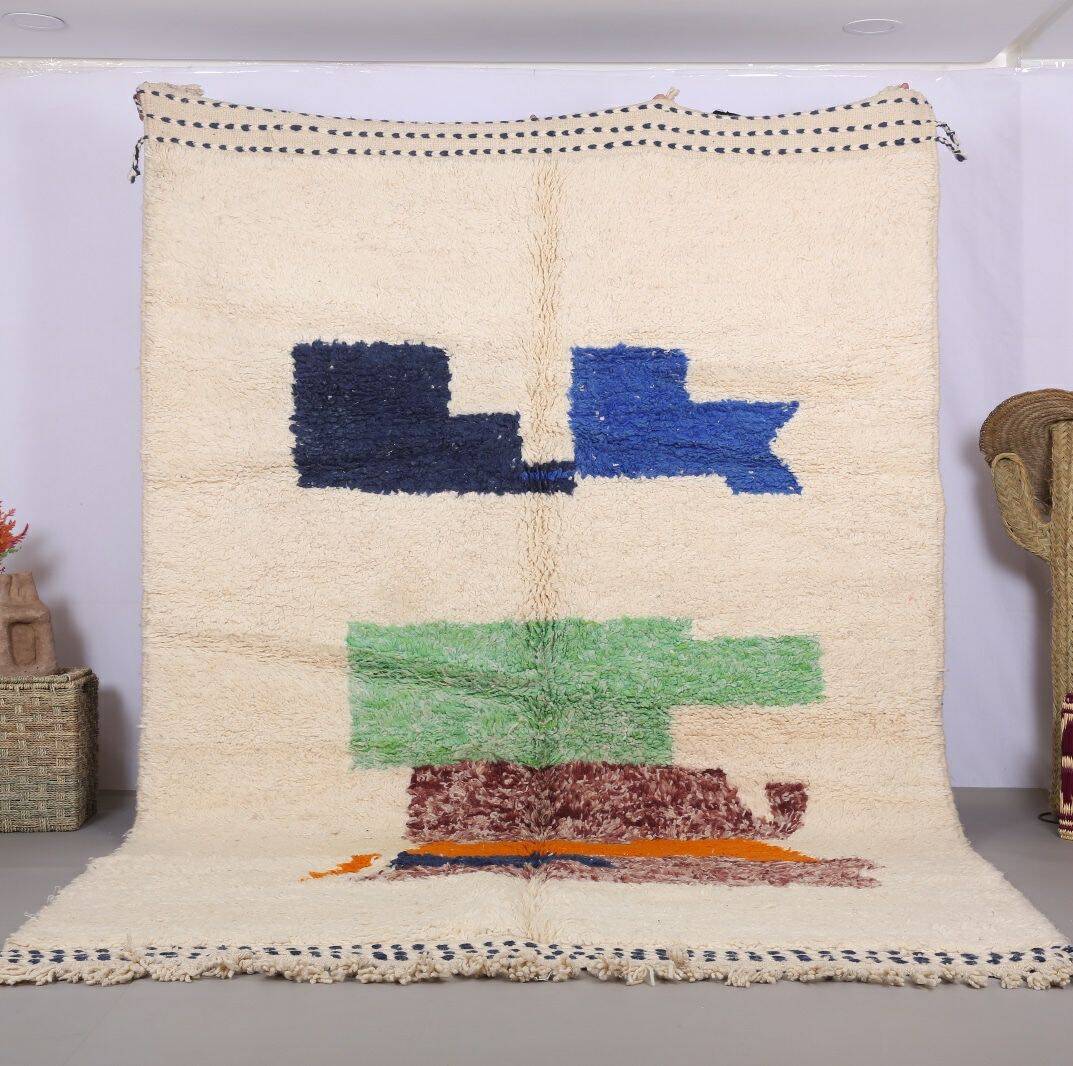 Handmade wool Berber rug 300X200 cm