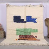 Handmade wool Berber rug 300X200 cm